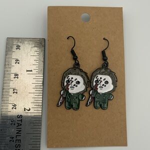 Horror Character Metal Earrings
